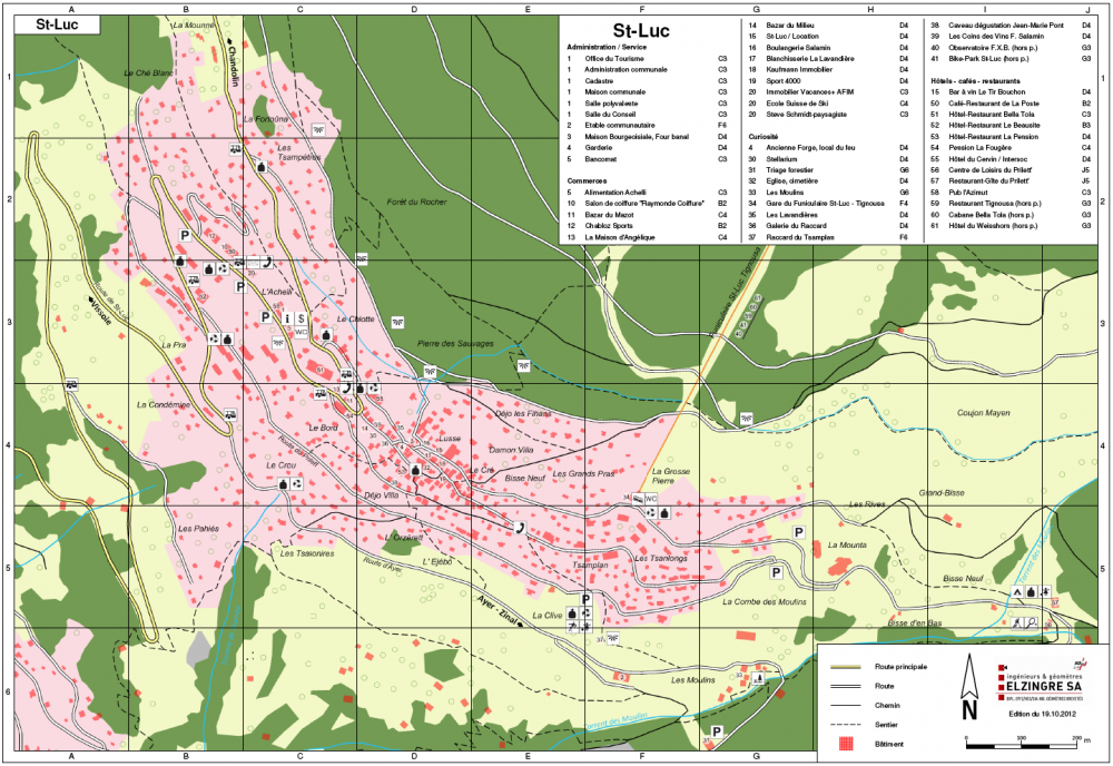 Plan de St-Luc